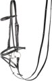 Bridle Bronze, čierna polstrovaná uzda