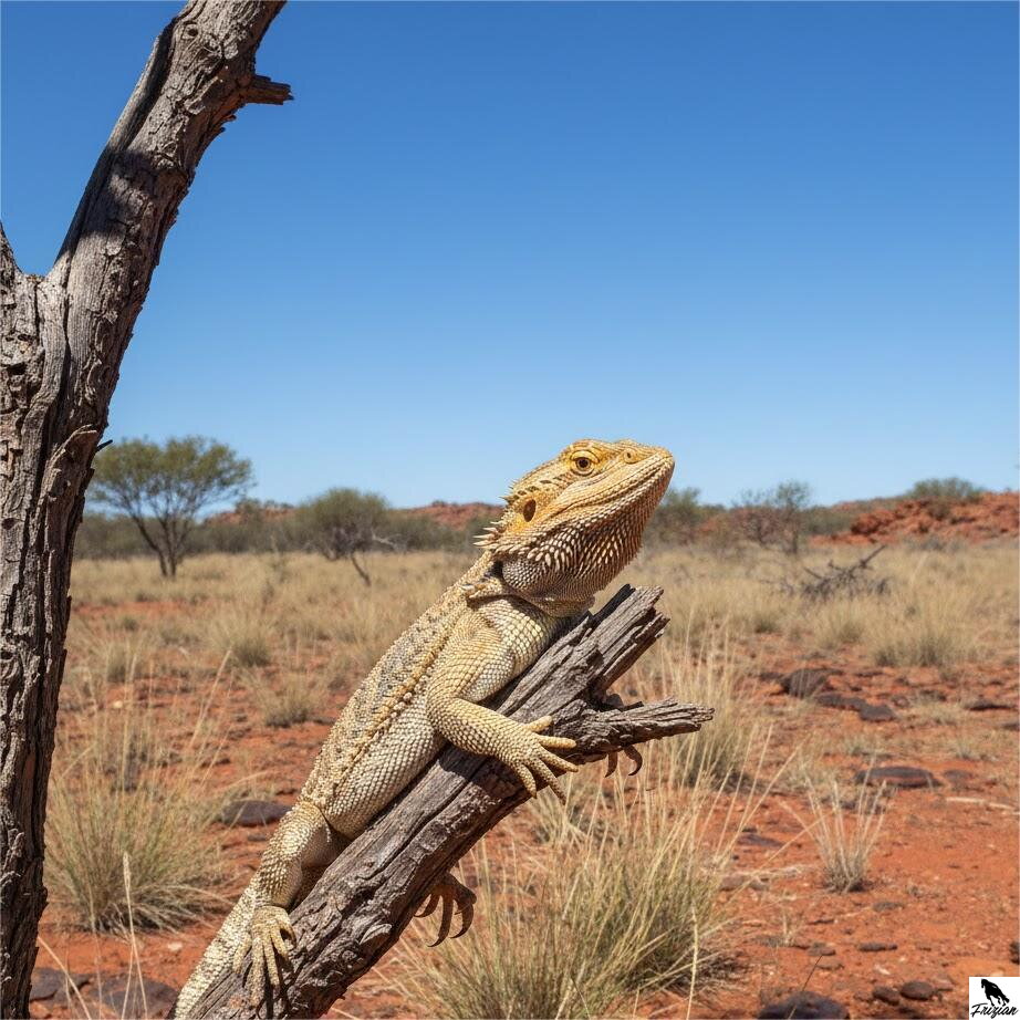 Agama bradatá (Pogona vitticeps)
