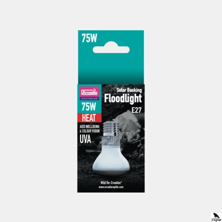 ARCADIA SOLAR BASKING FLOODLIGHT 75 WATT