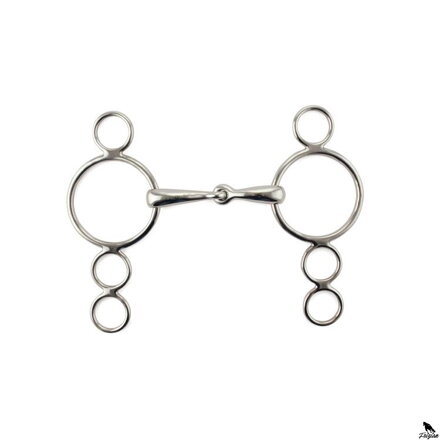 PONY SOLID 4-RING GAG BIT