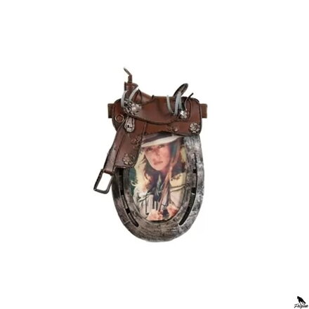 Fotorámik s westernovým sedlom