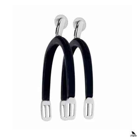 Nerezová oceľ a gumené ostrohy s Rowel - dámske