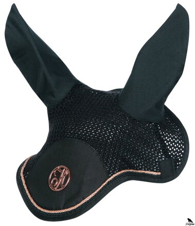 Ušaňa rosegold čierna