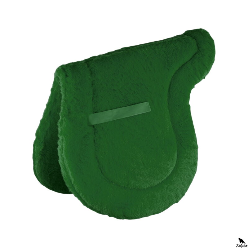 Sedlová podložka zo syntetickej kožušiny