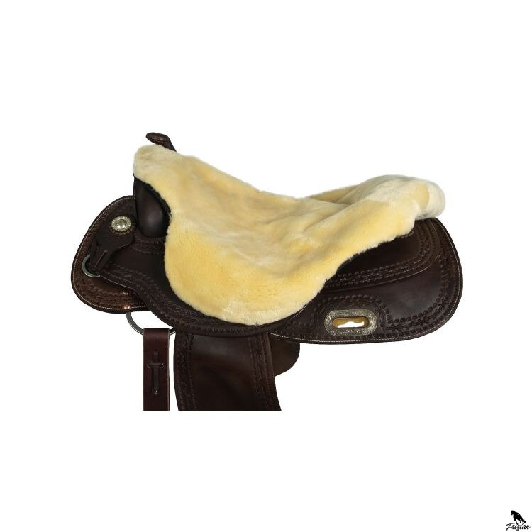 Poťah na westernové sedlo Syntetická ovčia koža
