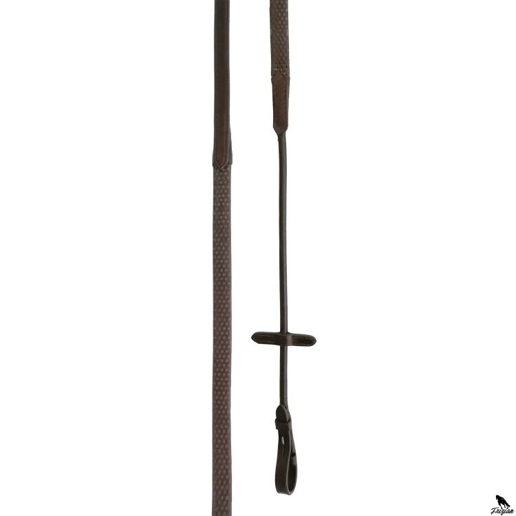 ACAVALLO ROLOVANÉ KOŽENÉ BODOVANÉ GUMOVÉ  1,6 CM (5/8")