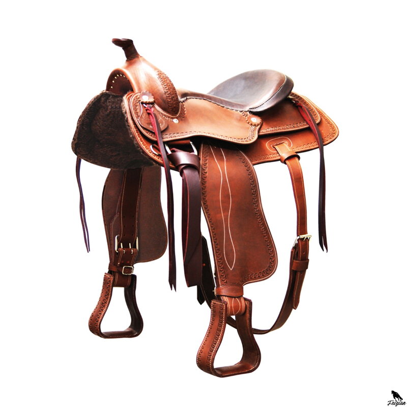 REINER RED HORNS SADDLE