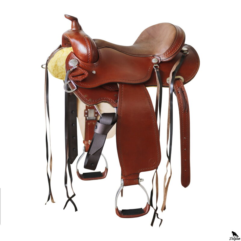 SADDLE TRAIL ROUND SKIRT 8020 FULL QUARTER SADDLE TREE