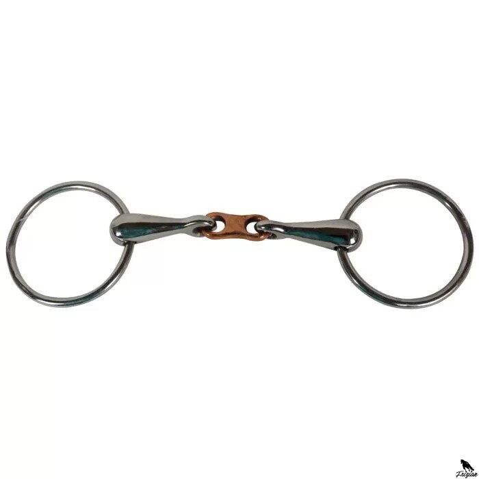 Snaffle with Copper French Link
