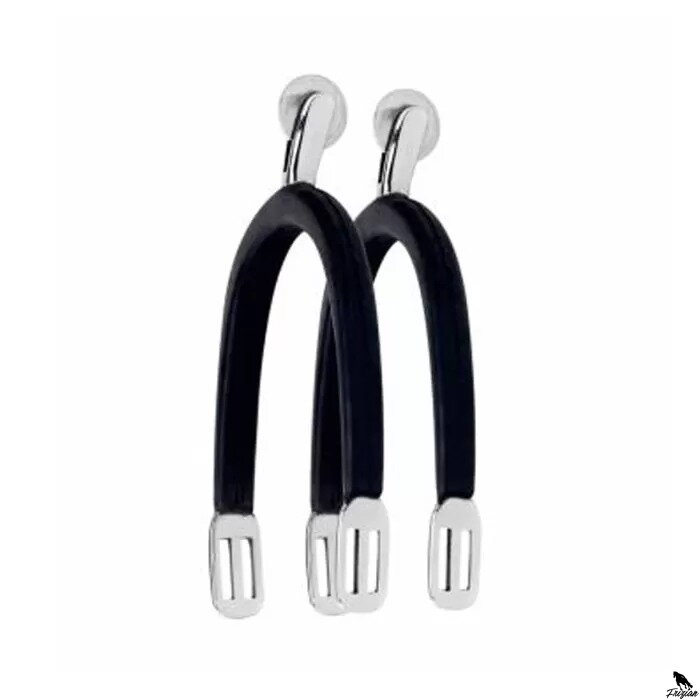 Nerezová oceľ a gumené ostrohy s Rowel - pánske