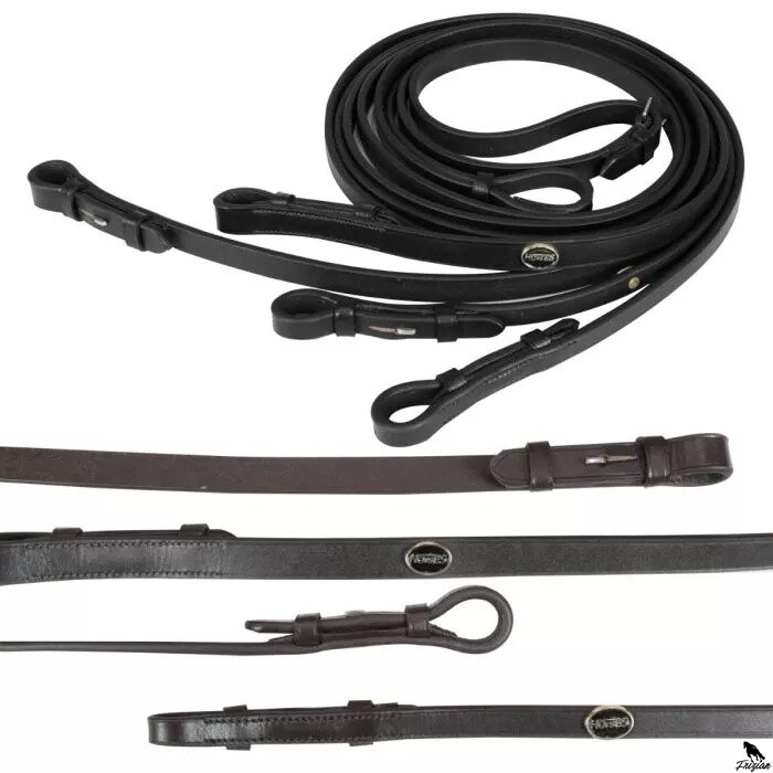 Drezúrne opraty v koži dvojité