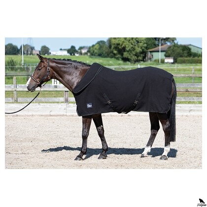 Flísová deka s rolovacím krkom