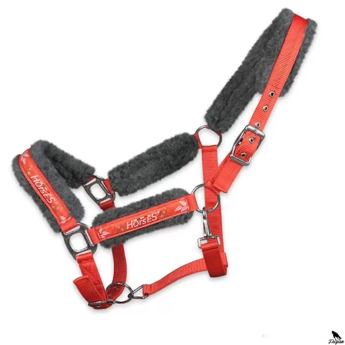 Horses Headcollar "Joy" červená
