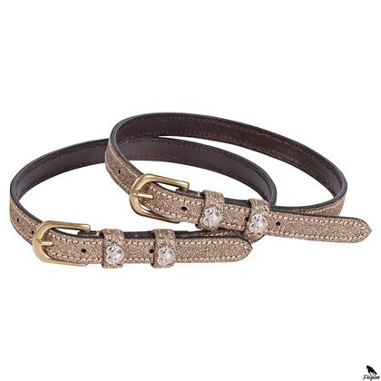 Kožené remienky Zlaté srdce