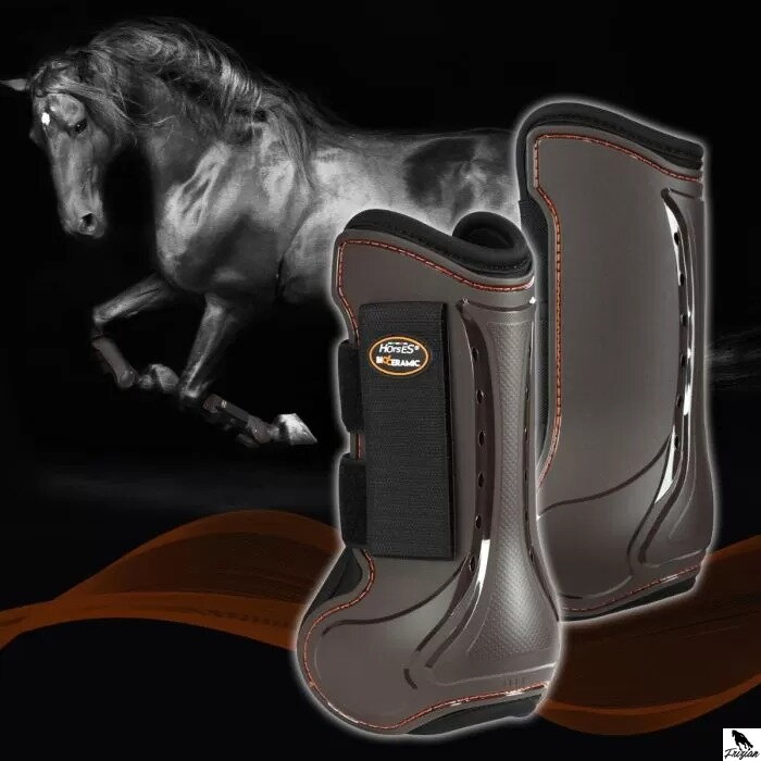 Horses Bio Ceramic Tendon Boots čierne