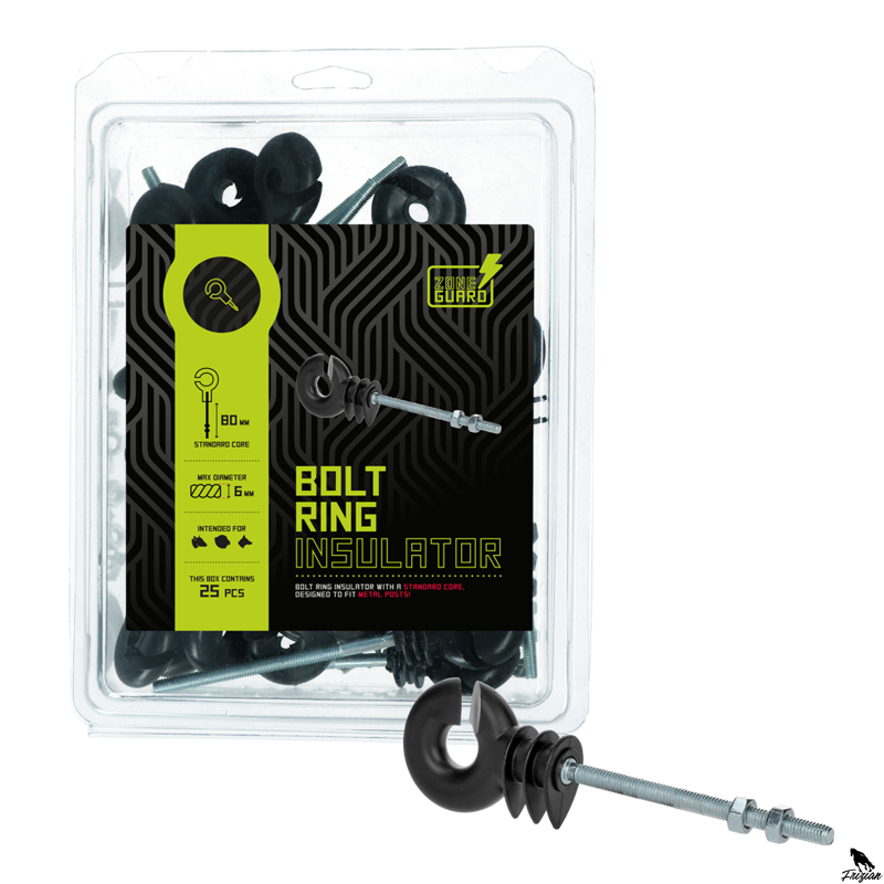 Skrutkový prstencový izolátor 80 mm 25ks