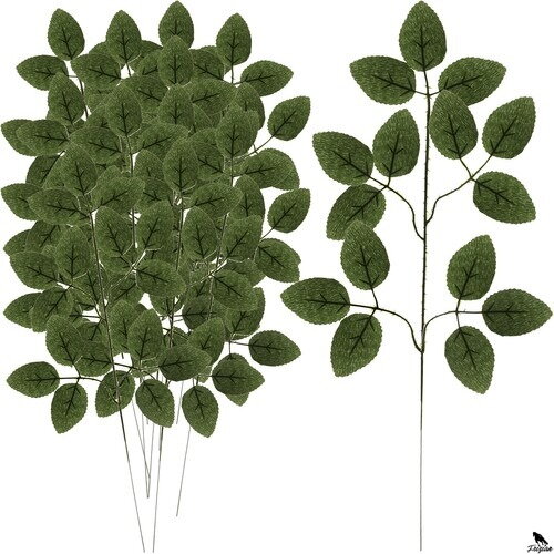 Liście sztuczne 47cm - zestaw 12 szt.