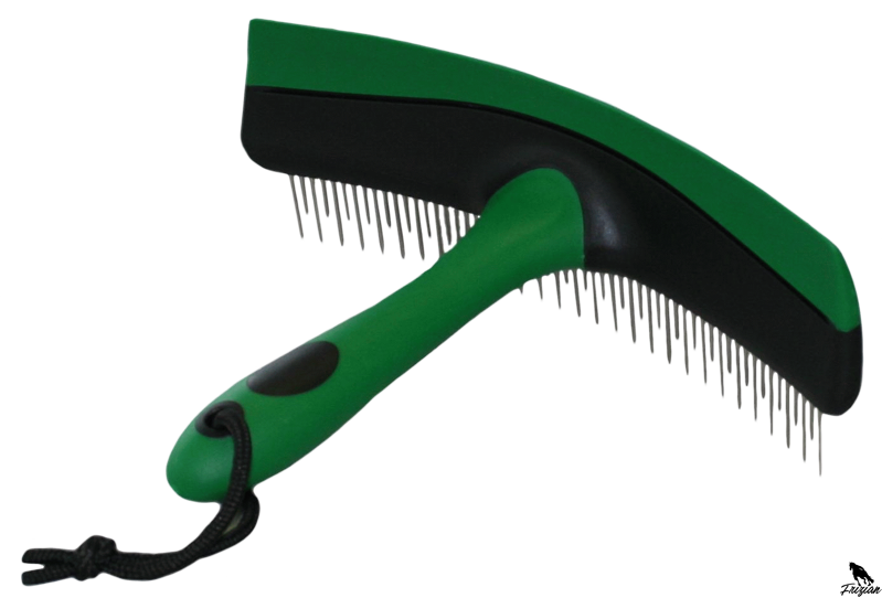 Vynikajúci hrebeň Flexi + škrabka na pot