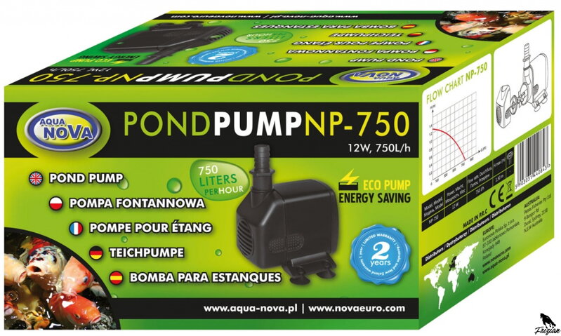 Pompa NP 750L/H,12W