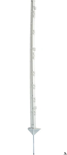 ZoneGuard el.stĺpik 105 cm biely