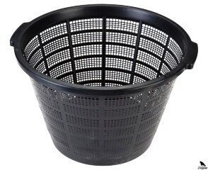 Duży okrągły plastikowy kosz na lilie wodne 40cm