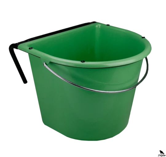 Kŕmny žľab 15 l s háčikom a rukoväťou 