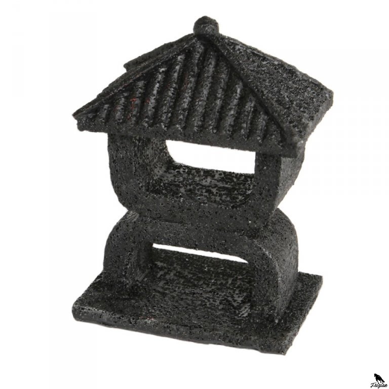 ZEN DECO MINI TEMPLE čierna 10cm