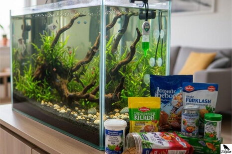 Krmivá pre ryby v akváriu